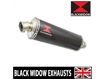 Black Widow Carbon Uitlaatdempers Honda Blackbird 400mm.
